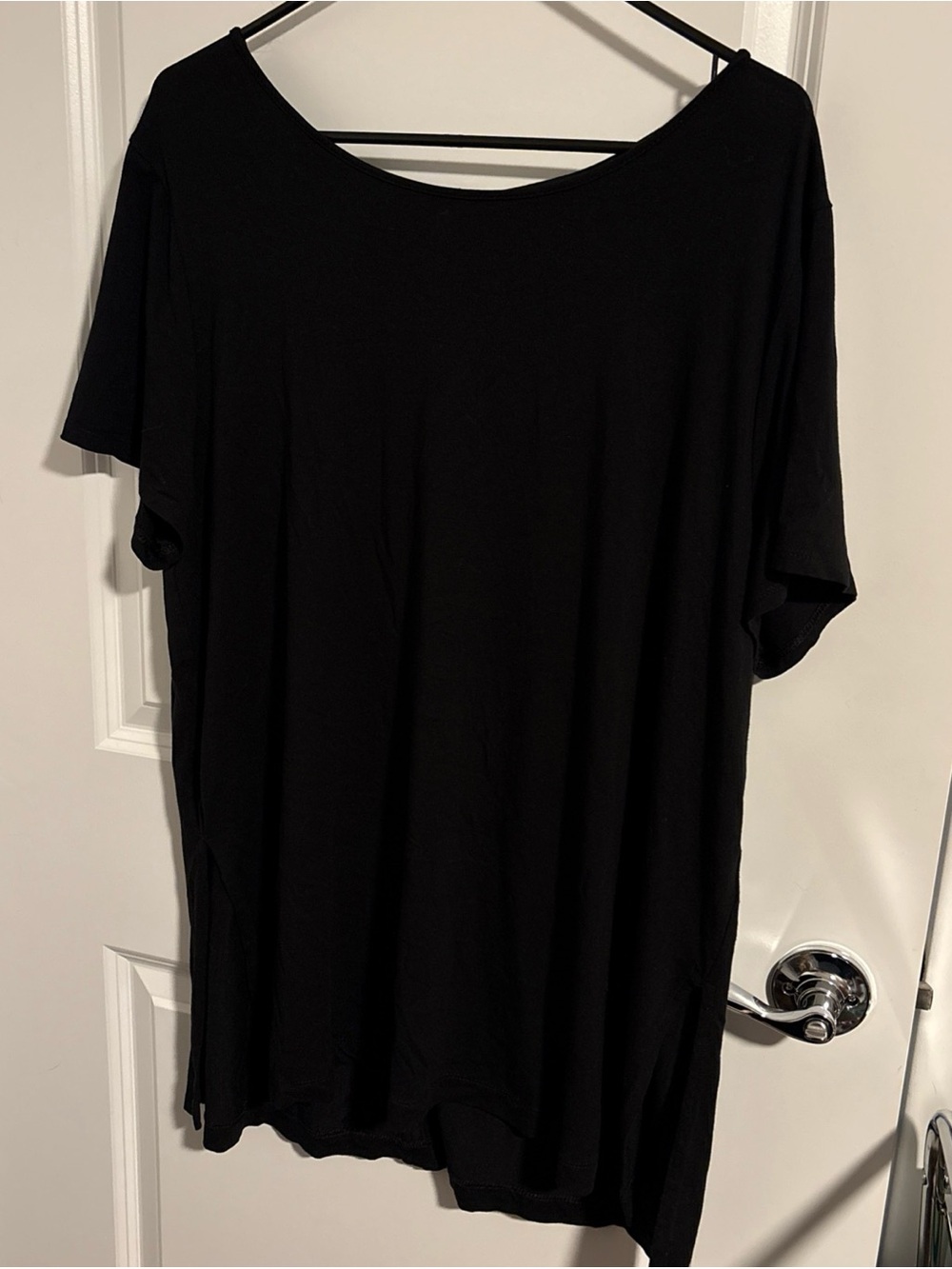 J Jill Women’s XL Blouse Black 3 Buttons On Back
